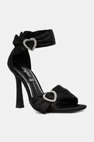 Sandály Buffalo Fairy Chic Heart černá barva, 1291618-BLK