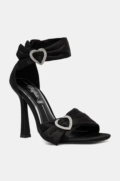 Sandály Buffalo Fairy Chic Heart černá barva, 1291618-BLK