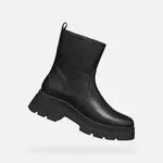 Black Women's Ankle Boots Geox Pluette - Ladies
