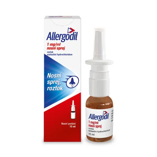 Allergodil 1 mg/ml nosní sprej 10 ml