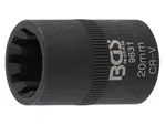 BGS Technic BGS 9631 Nástrčná hlavice 1/2" 10hranná 20 mm na brzdové třmeny kotoučových br