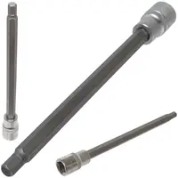 Hlavice zástrčné, Imbus 1/2", extra dlouhé 200 mm, různé velikosti - JONNESWAY Velikost: 6 mm