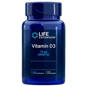 Life Extension Vitamin D3 3000IU - 120 tobolek