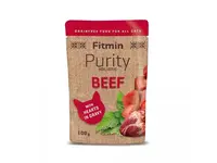 Fitmin Cat Purity kapsička Beef with hearts 100g | Kapsička pre mačky