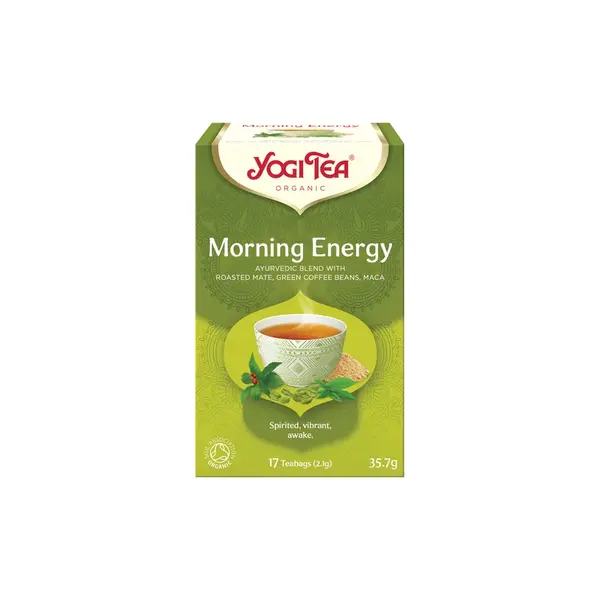 YOGI TEA Ranní energie BIO porcovaný čaj 17 sáčků