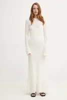 Bavlněné šaty Herskind Kine béžová barva, maxi, 5522910