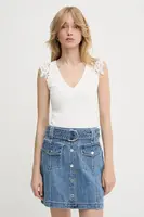 Top Morgan dámský, bílá barva, DELLA