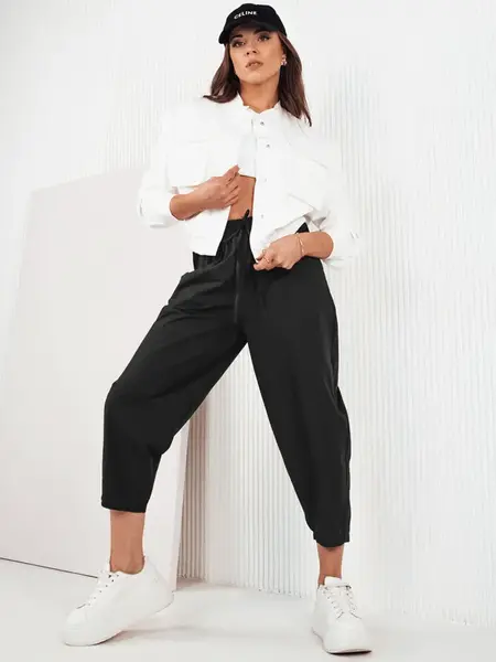 Dámske nohavice casual BALLOON FANTASY Farba čierna DSTREET