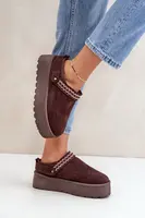 FG2 Sněhule S Dekorativním Vyšíváním Čokoládové Selithria