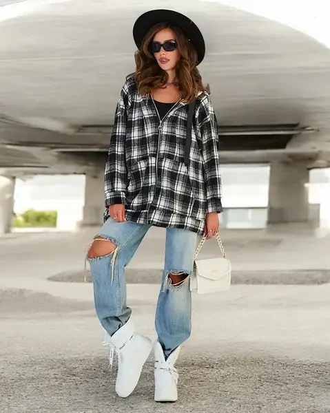 Resti Women's Shirt Type Coat