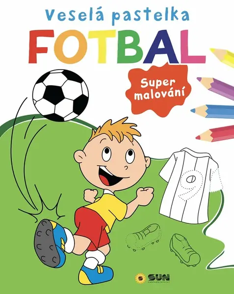 Veselá pastelka Fotbal - Supermalování