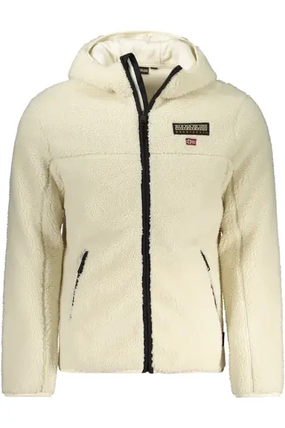 Biela pánska fleecová mikina Napapijri