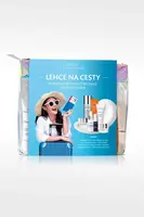 Institut Esthederm taštička s miniprodukty s rutinou na cestovanie