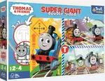 Oboustranné puzzle Mašinka Tomáš a jeho hry SUPER GIANT