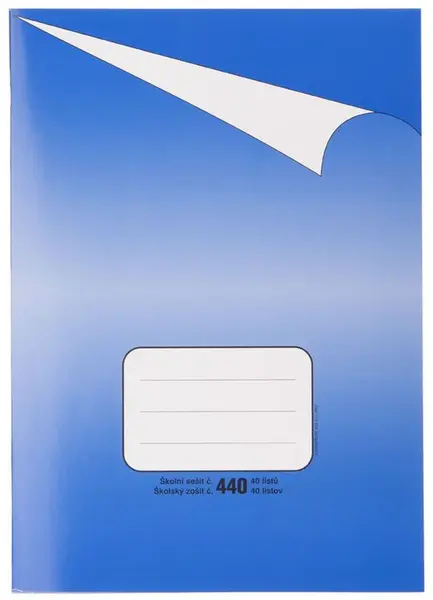 Školní sešit BOBO 440 čistý, A4