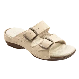 SANTÉ Dámské pantofle N/124/3H/26 Béžová v.37