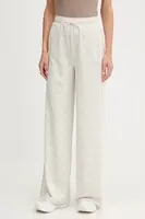 Tepláky Guess PEONY dámské, béžová barva, V5YB10 K0282