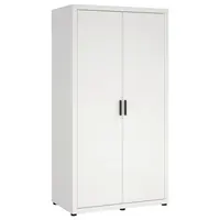 MID.YOU ŠATNÍ SKŘÍŇ S OTOČNÝMI DVEŘMI, bílá, 105,1/200,9/59,8 cm