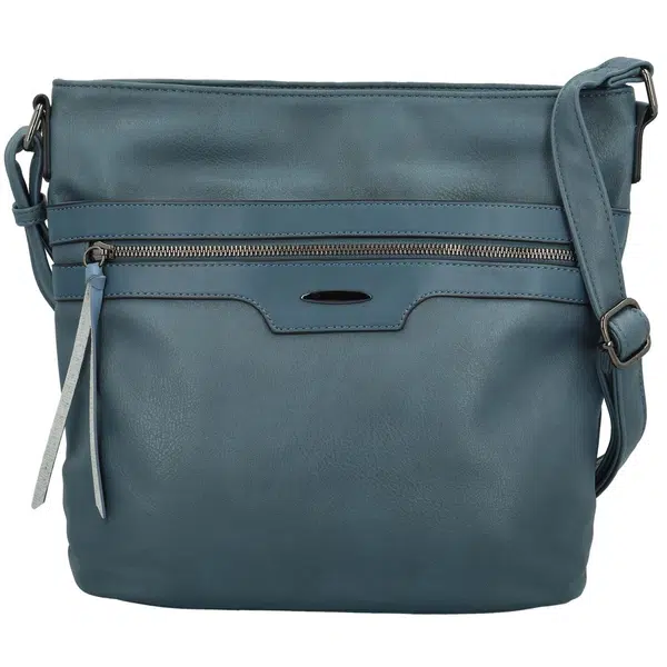 Dámska crossbody kabelka džínsovo modrá - Firenze Shira
