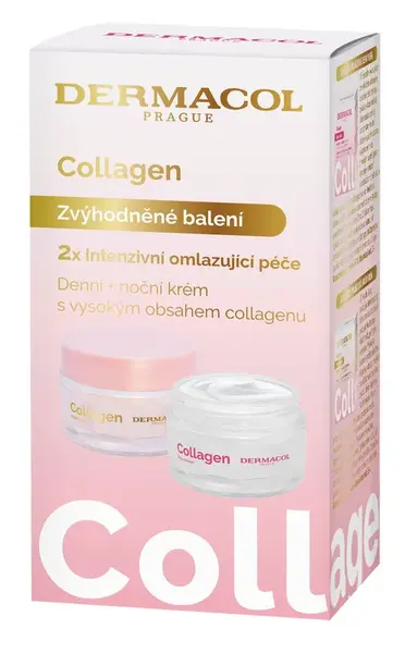 Dermacol Collagen Denní a noční krém 2 ks