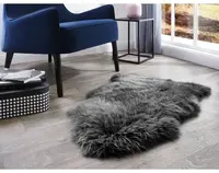 Imitácia ovčej kože 50x70 cm, šedá%