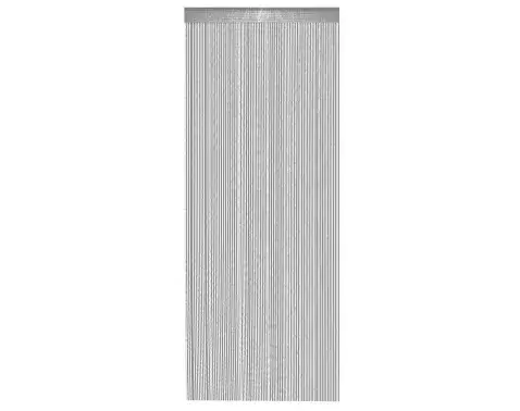 Šnúrkový záves/záclona Hammer 90x245 cm, strieborná%