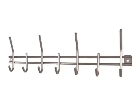 Nástenný vešiak Carlus, matný nerez%