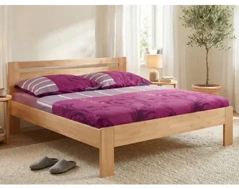 Posteľ Astrid 180x200 cm, prírodný buk%