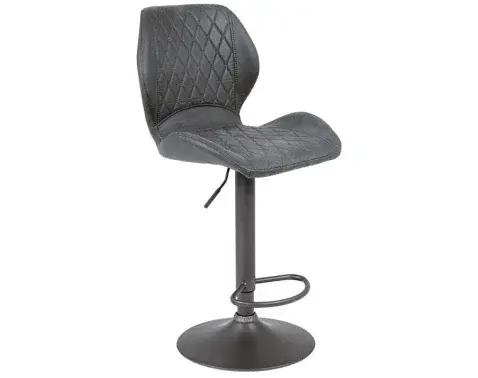 Barová stolička Sonja, antracitová vintage látka%