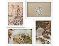 Fotorámik pre  4 ks foto Becca 27,5x27,5 cm, biely%