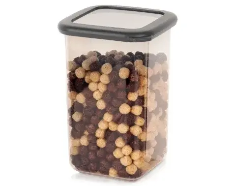 Dóza na potraviny 1,2 l, šedá čira%