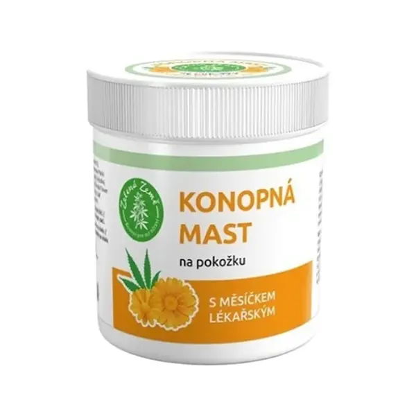 ZELENÁ ZEMĚ Konopná masť s nechtíkom na kožu 100 ml