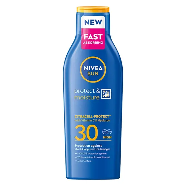 NIVEA Sun Hydratačné mlieko na opaľovanie OF 30 200 ml