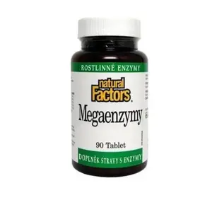 NATURAL Factors Mega Enzymy 90 tabliet