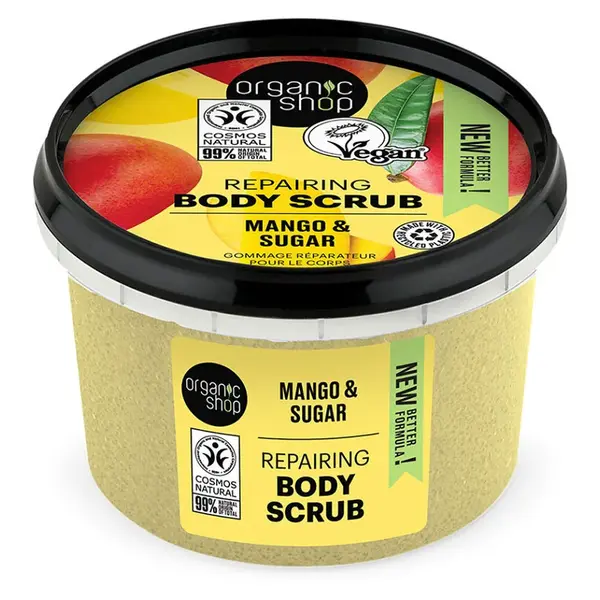 ORGANIC SHOP Telový peeling Kenské mango 250 ml