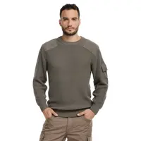 Bushman Pánsky sveter Marple tmavá khaki XXXL