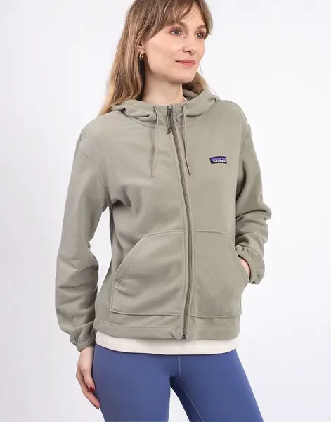 Patagonia W's Micro D Fleece Hoody River Rock Green S