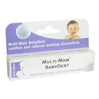 Multi-Mam BabyDent gél bioadhezívny na prerezávajúce sa zúbky 15 ml