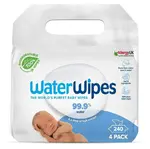WATERWIPES 100% BIO Odbúrateľné obrúsky 4 x 60 ks