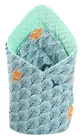 Medi Partners Double-Sided Baby Wrap Cotton + Minky