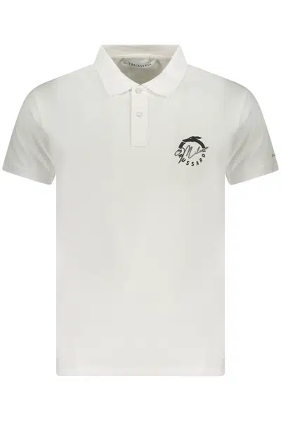 TRUSSARDI POLO SHORT SLEEVES MEN WHITE