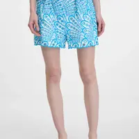 Orsay Blue women's patterned shorts - Women's