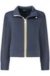 K-WAY SWEATSHIRT WITH ZIP WOMEN BLUE