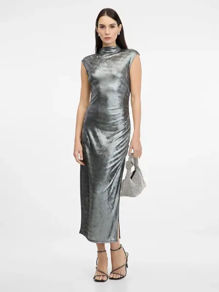 Silver women's midi dress ORSAY - Women's