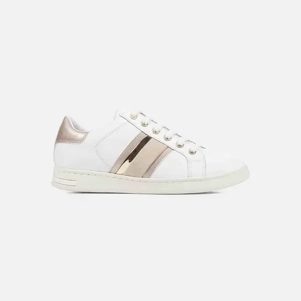 White women's sneakers Geox Spherica EC4.1 B - Women's