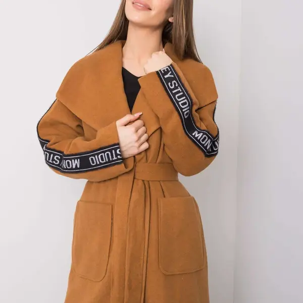 Coat LK-PL-508316.95P-light brown