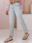 Dámske slim fit džínsy s opaskom SLIMLEN