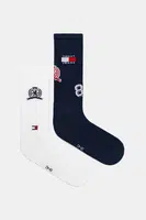 Ponožky Tommy Jeans 2-pack tmavomodrá barva, 701236470