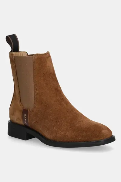 Semišové kotníkové boty Gant Fayy