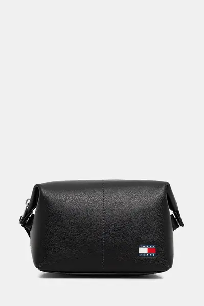 Kosmetická taška Tommy Jeans černá barva, AM0AM13693